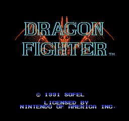 Dragon Fighter Title Screen